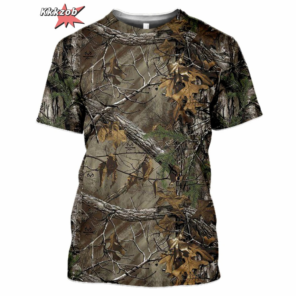 Hunting Camouflage T-Shirt Summer