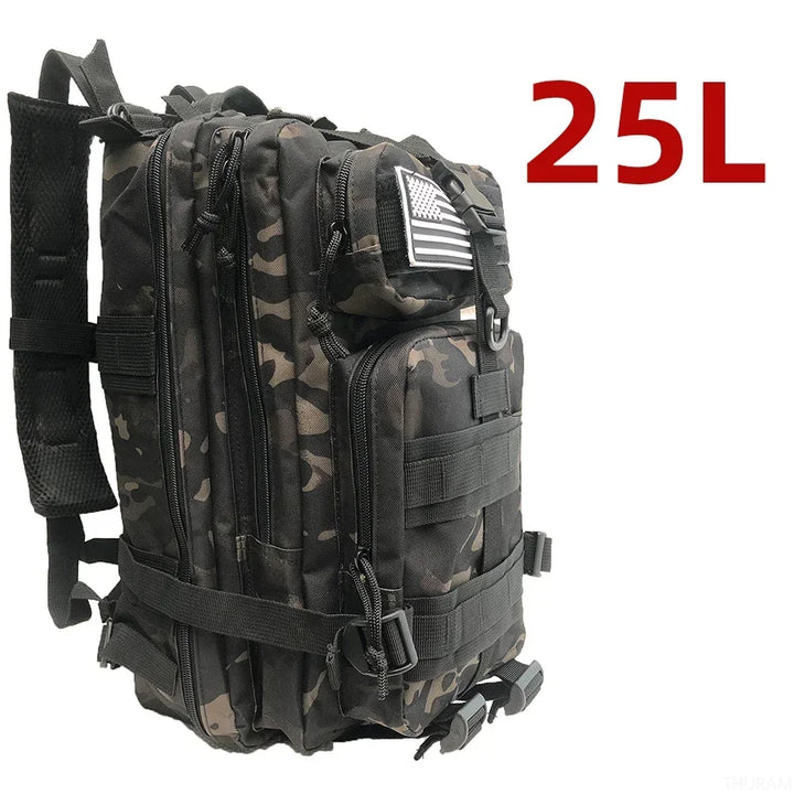 25L/50L 1000D Nylon Waterproof Trekking/Fishing/Hunting Bag Backpack