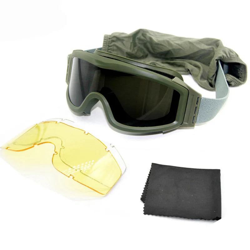 RUIN HAWK X7/C5 Tactical Sunglasses – 4 Interchangeable Lenses