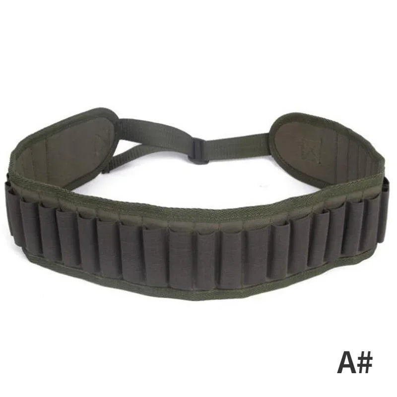 Tactical 12 Gauge Bandolier Belt – Holds 30 Shotgun Shells