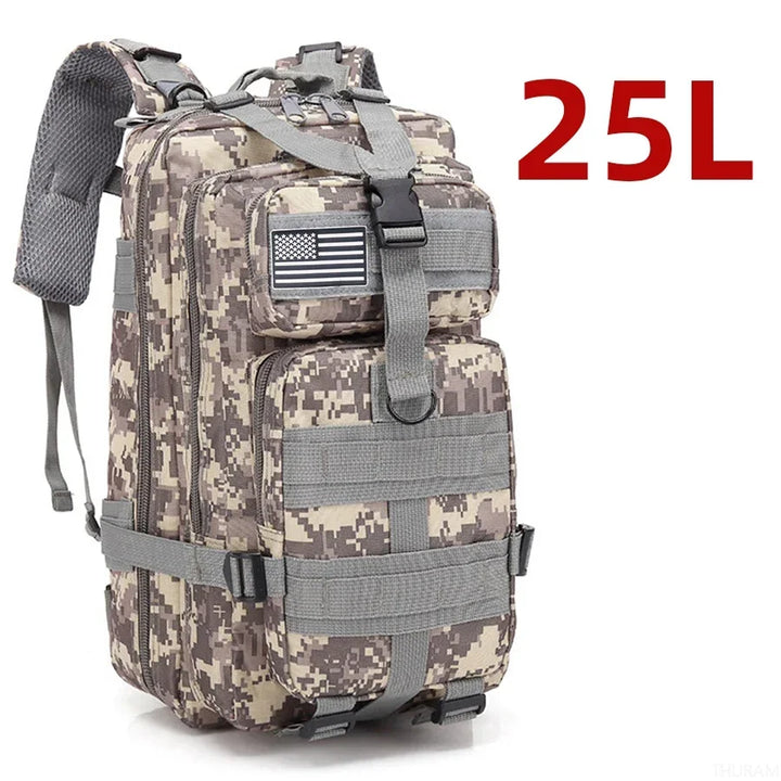 25L/50L 1000D Nylon Waterproof Trekking/Fishing/Hunting Bag Backpack