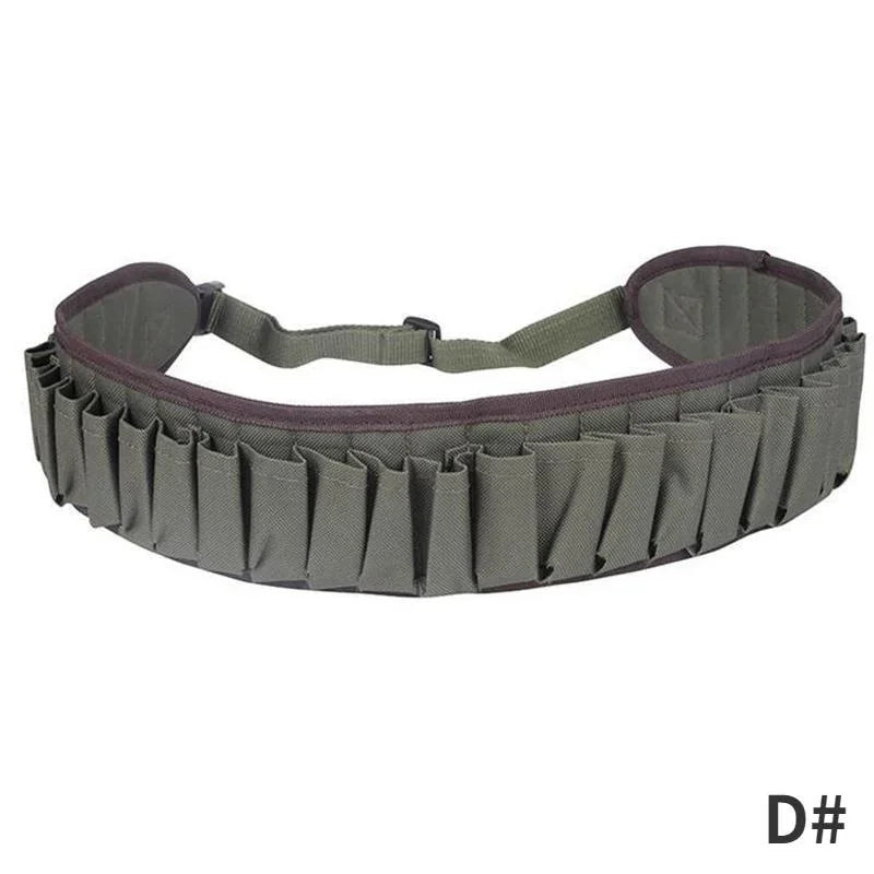 Tactical 12 Gauge Bandolier Belt – Holds 30 Shotgun Shells