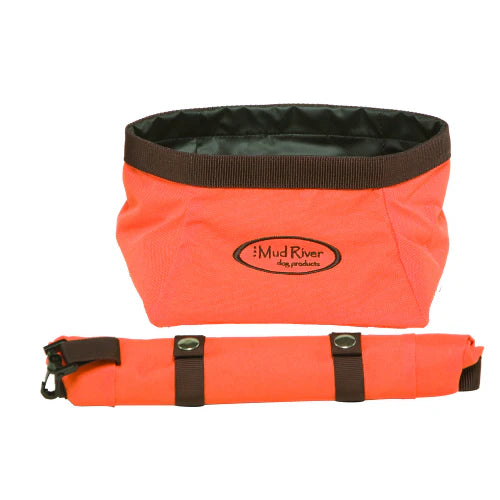 Mud River Renegade Dog Bowl – Portable Leak-Proof Travel Dog Bowl with Nylon Exterior (12 Cups / 102 oz Capacity)