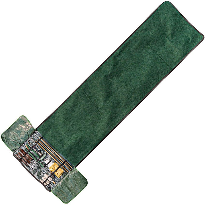 Roll Up Shotgun Cleaning Kit – Complete Gun Cleaning Set with Rods, Brushes, Cordura Case &amp; Cleaning Mat