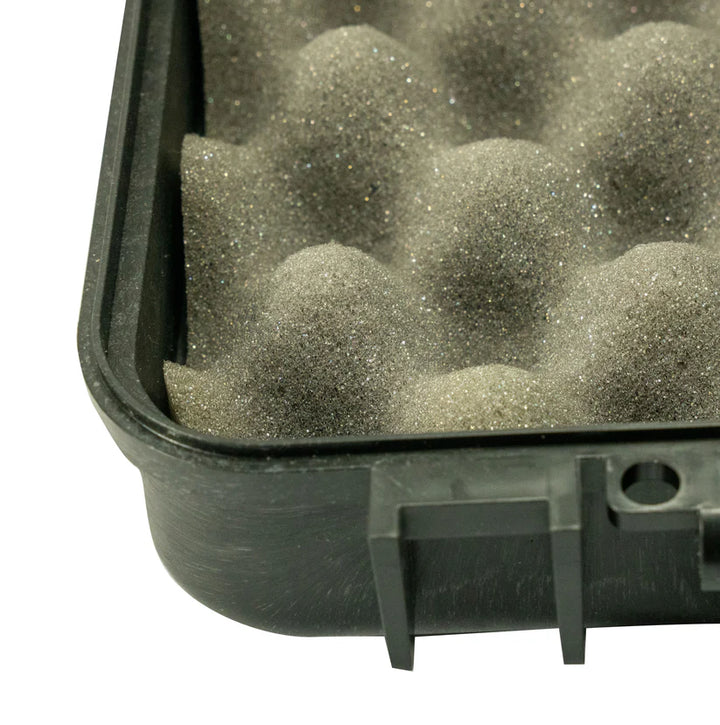 USA Flag Hard Side Handgun Case – TSA Approved Lockable Pistol Case with Foam Interior, Made in USA (11" x 8" x 3")
