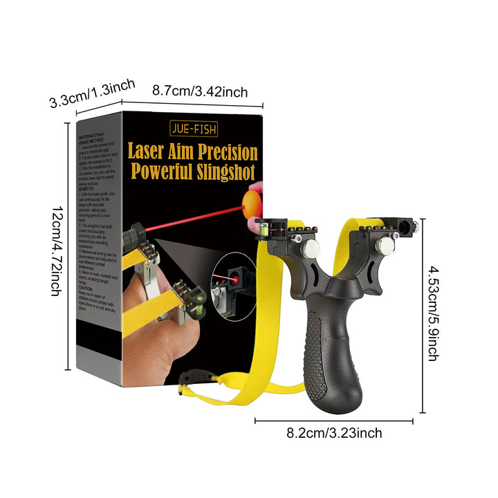 Slingshot Sight Light Flat Rubber Slingshot Outdoor Shooting Gear