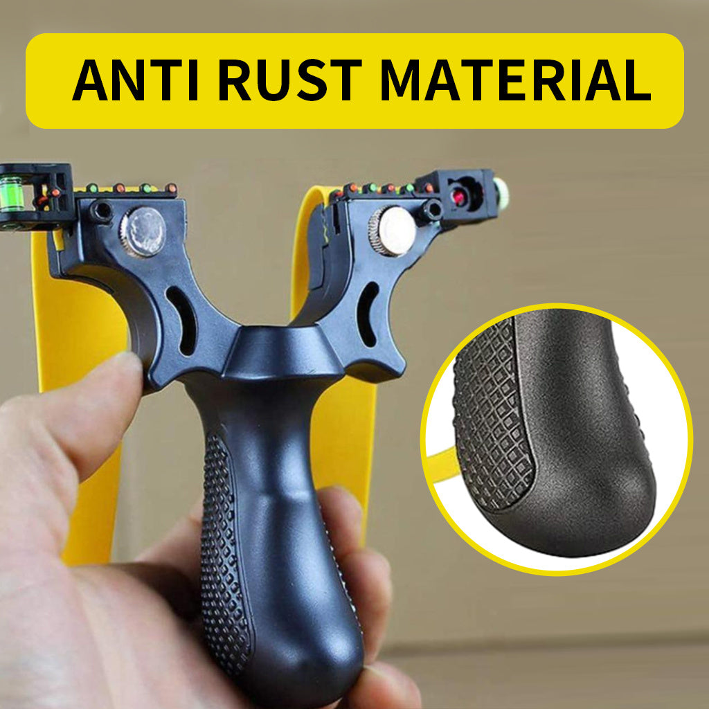 Slingshot Sight Light Flat Rubber Slingshot Outdoor Shooting Gear