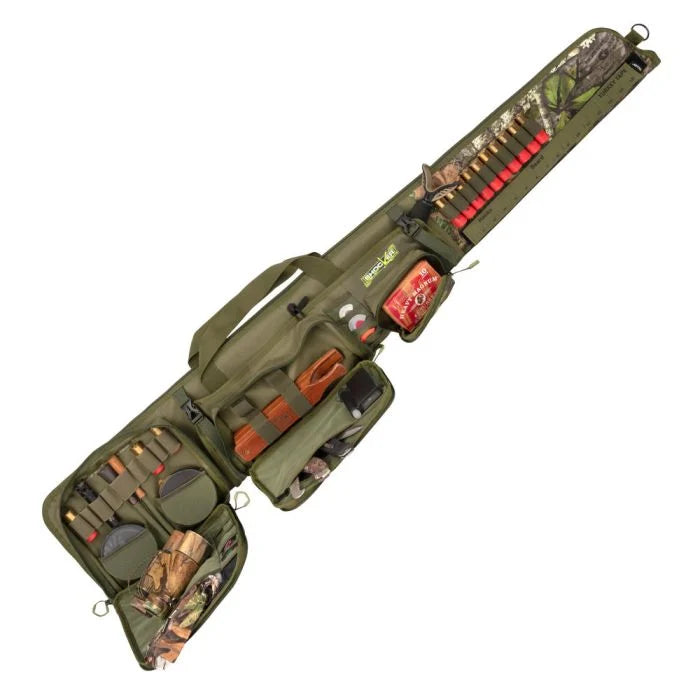 Gear Fit Pursuit Shocker 52” Lockable Shotgun Case Mossy Oak Obsession – Turkey Hunting Gun Case with Storage