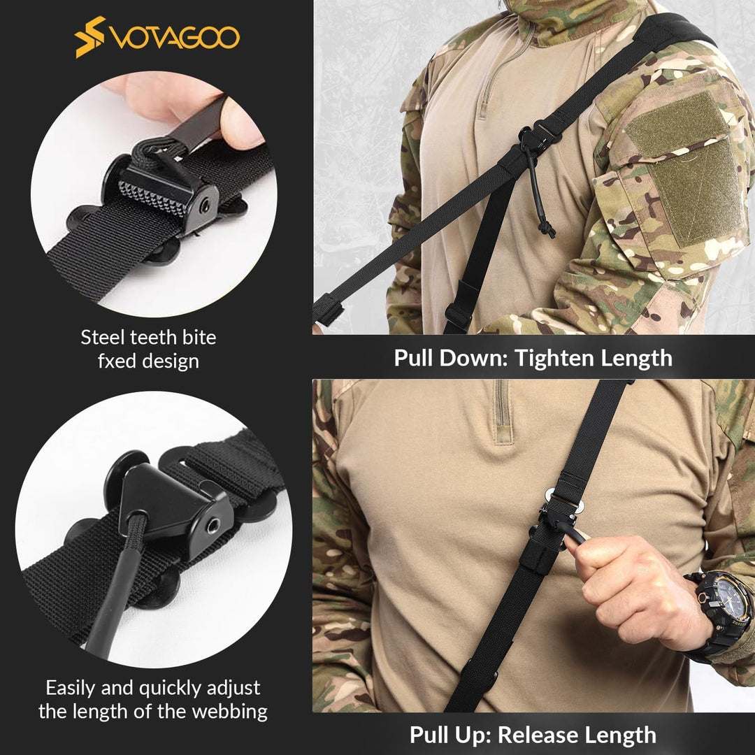 Gun Sling With HK Hook Soft Shoulder Pad Sling