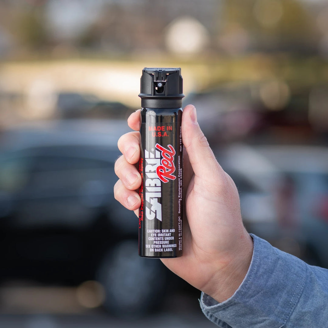 SABRE Magnum 120 Pepper Spray – Extra Large Canister, 40 Bursts, 12 ft Range, Professional Strength Defense