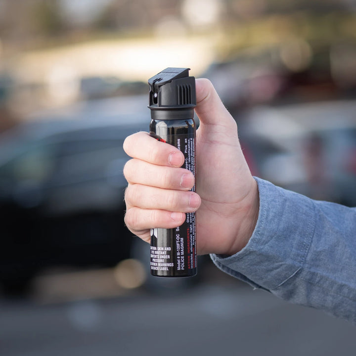 SABRE Magnum 120 Pepper Spray – Extra Large Canister, 40 Bursts, 12 ft Range, Professional Strength Defense