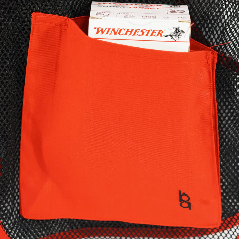 Bob Allen Full Mesh Dual Pad Shooting Vest – Breathable Ambidextrous Shooting Vest with Shell Pockets &amp; Hull Pouch